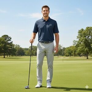 Cutter & Buck Mens L‎ Washington Commanders DryTec Shirt Moisture Wicking Golf